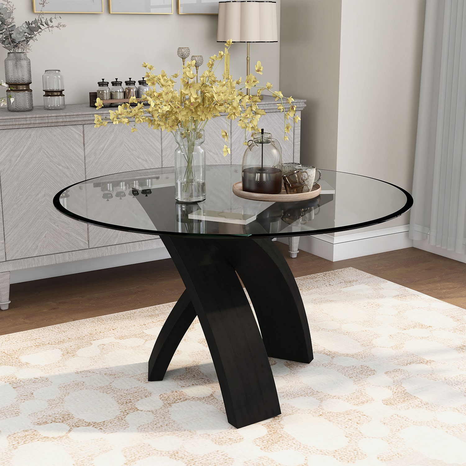 Furniture of America™ Eluna 5-pc. Round Dining Set