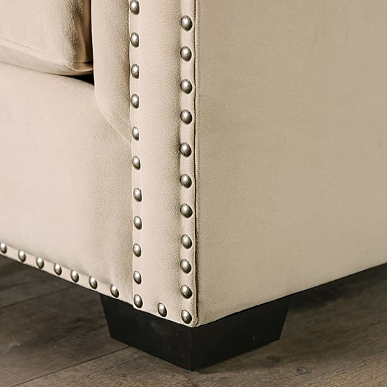 Furniture of America™ Living Room Collection Track-Arm Upholstered Loveseat