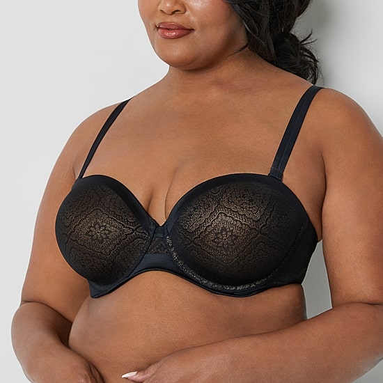 Ambrielle® Everyday Full-Figure Strapless Bra