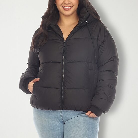 White Mark Womens Lightweight Plus Jacket
