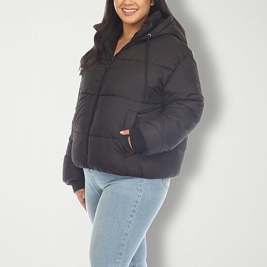 White Mark Womens Lightweight Plus Jacket