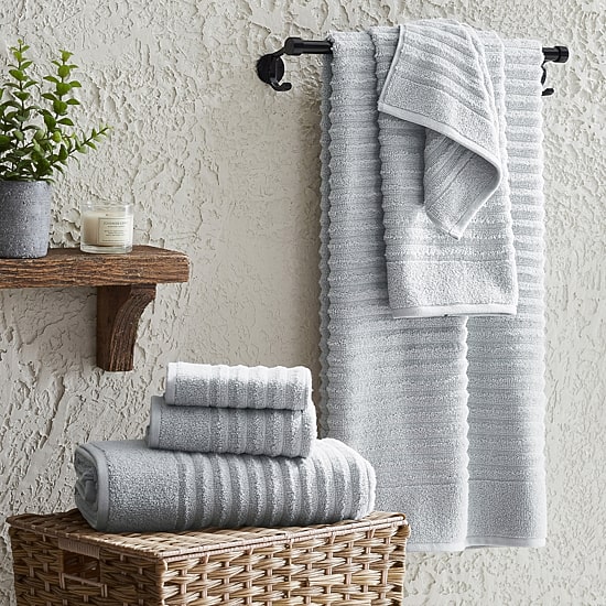 Linery Luxurious Cotton 4 Pk Bath Towel Set