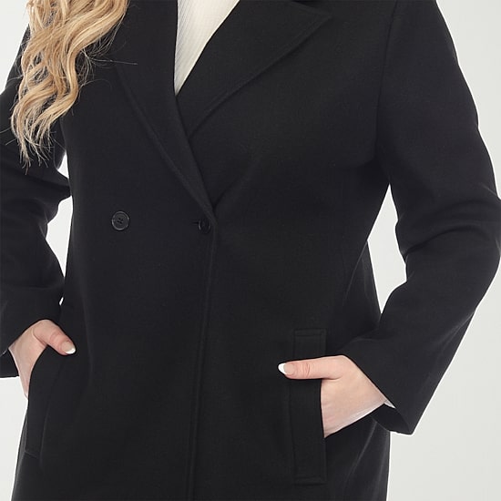 White Mark Womens Plus Lightweight Car Coat