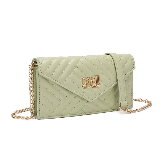 Cavalli Class Valeria Quilted Womens Envelope Wallet