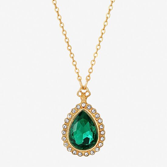 1928 Womens Alloy 16 Inch Pendant Necklace