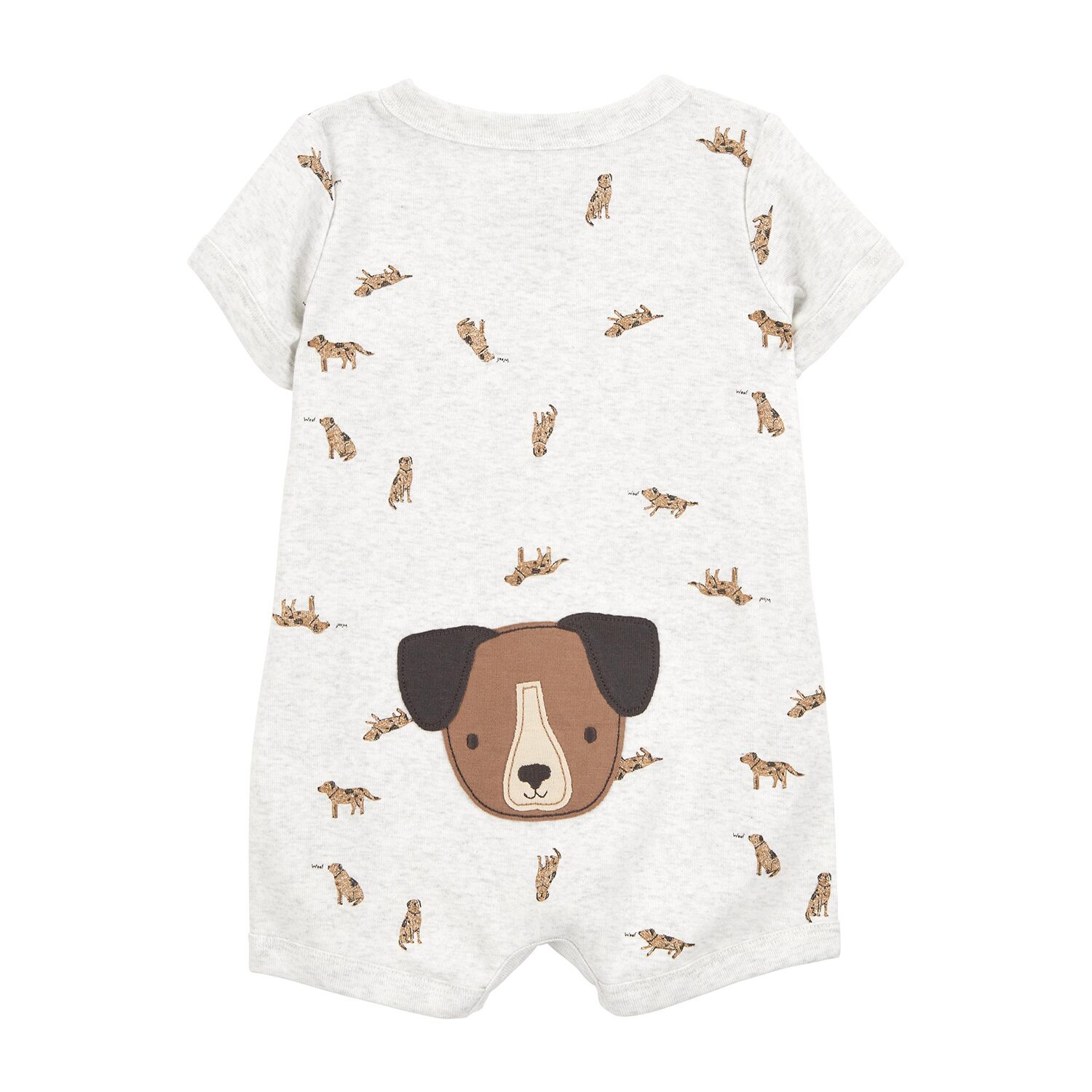 Carter's Baby Boys Short Sleeve Animal Romper