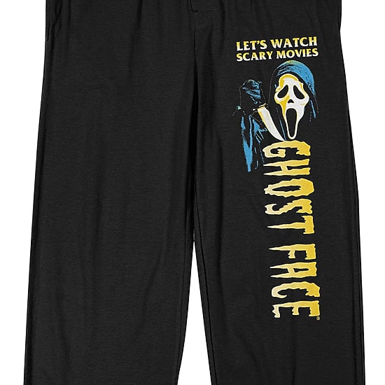 Ghostface Mens Fleece 1 Pair Pajama Pants