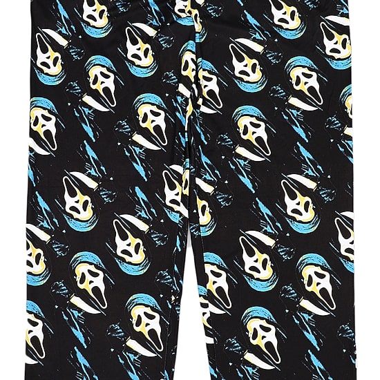 Ghostface Mens Fleece 1 Pair Pajama Pants