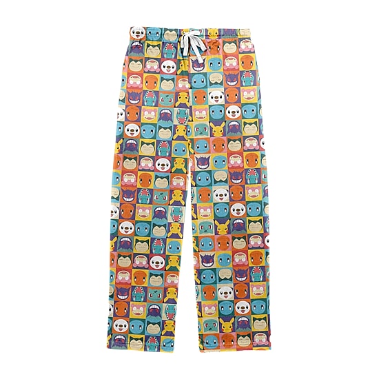 Pokemon Mens Fleece 1 Pair Pajama Pants