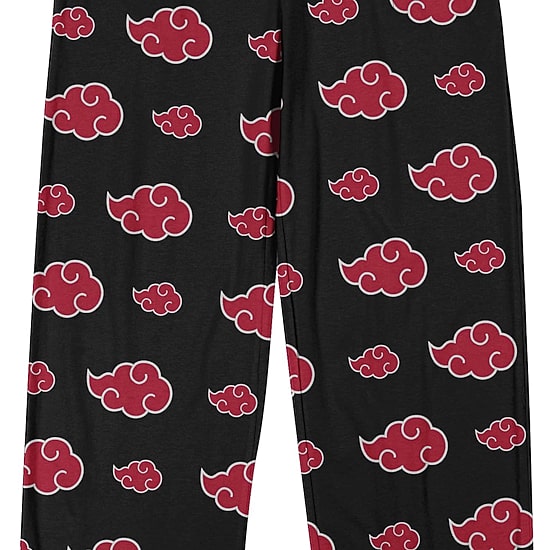 Naruto Shippuden Mens Fleece 1 Pair Pajama Pants