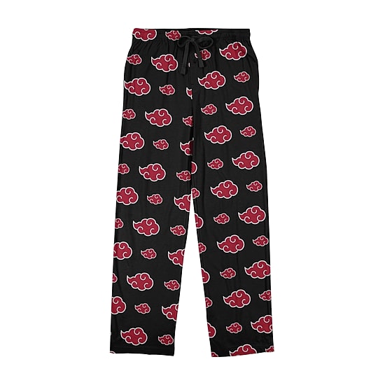 Naruto Shippuden Mens Fleece 1 Pair Pajama Pants
