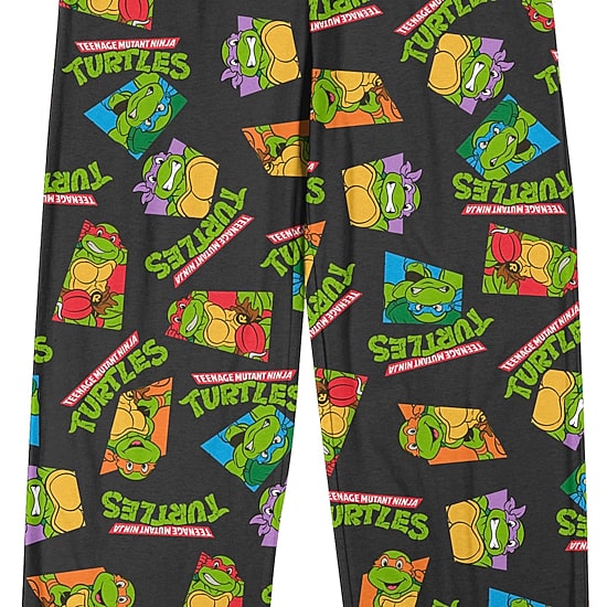 Teenage Mutant Ninja Turtles Mens Fleece 1 Pair Pajama Pants
