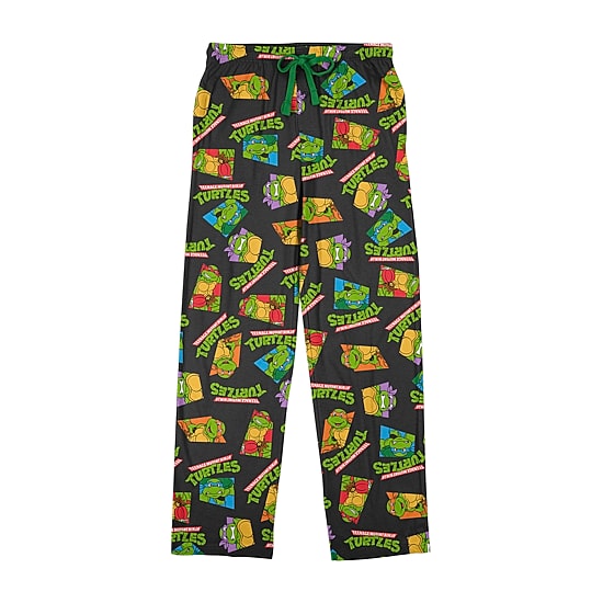 Teenage Mutant Ninja Turtles Mens Fleece 1 Pair Pajama Pants