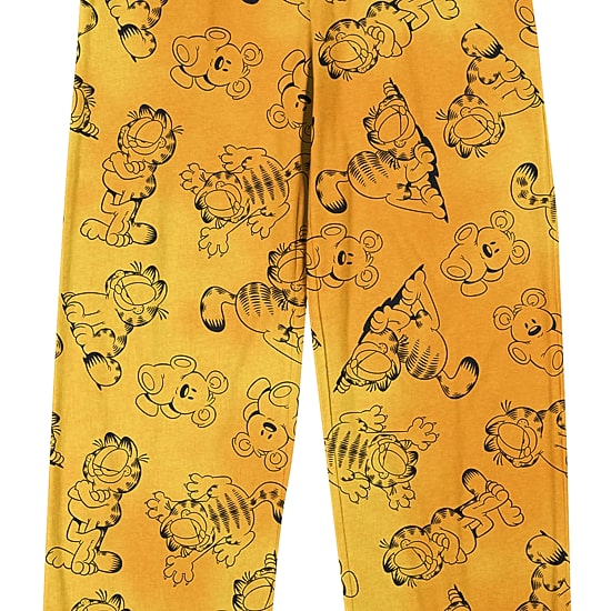 Garfield Mens Fleece 1 Pair Pajama Pants