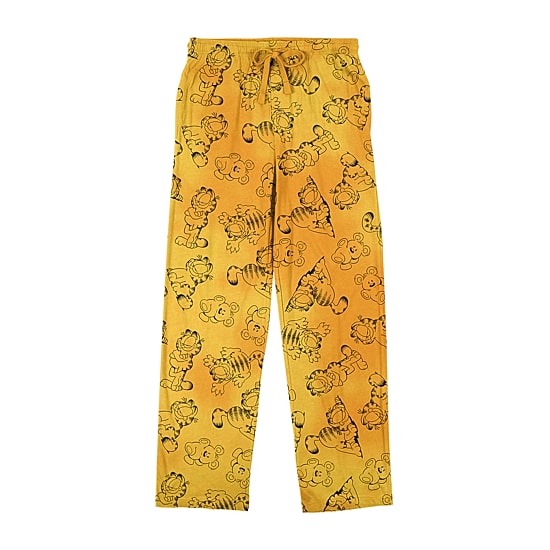 Garfield Mens Fleece 1 Pair Pajama Pants