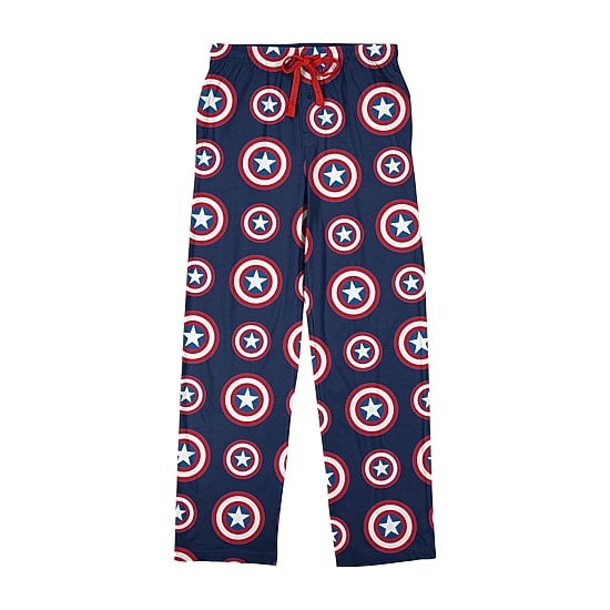 Marvel Captain America Mens 1 Pair Pajama Pants