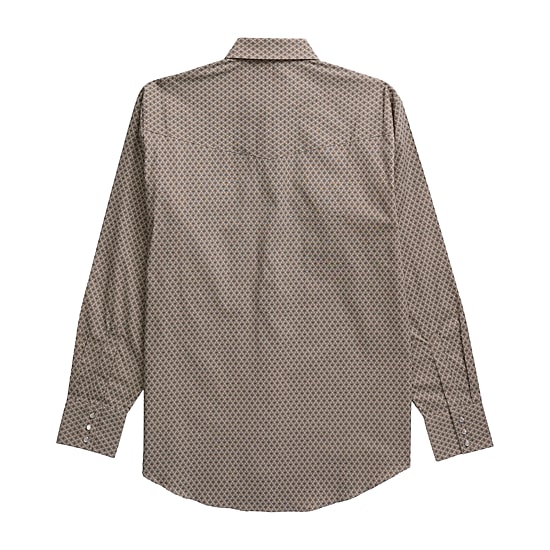 Ely Cattleman Medallion Print Mens Long Sleeve Western Shirt