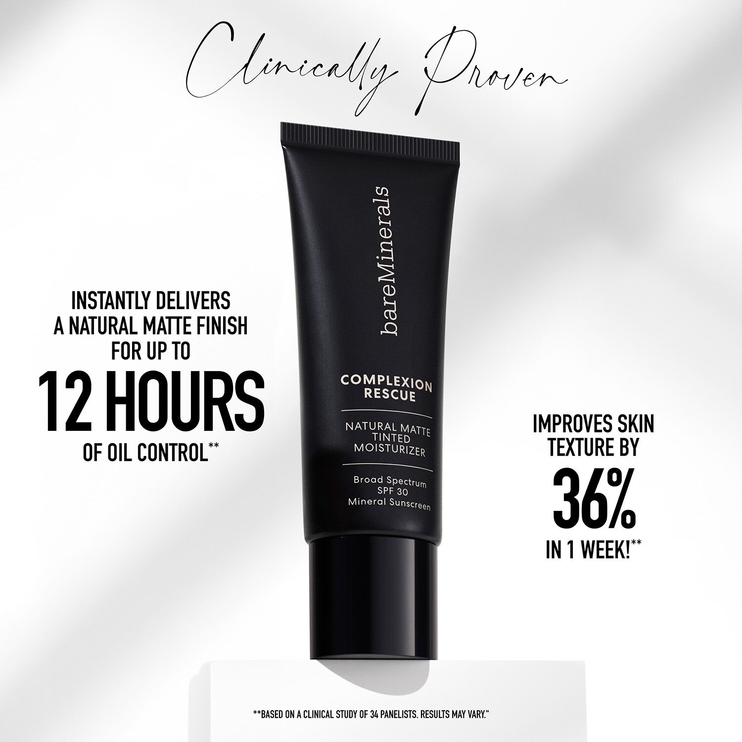 bareMinerals Complexion Rescue® Natural Matte Tinted Moisturizer Mineral Spf 30