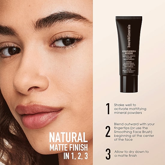 bareMinerals Complexion Rescue® Natural Matte Tinted Moisturizer Mineral SPF 30