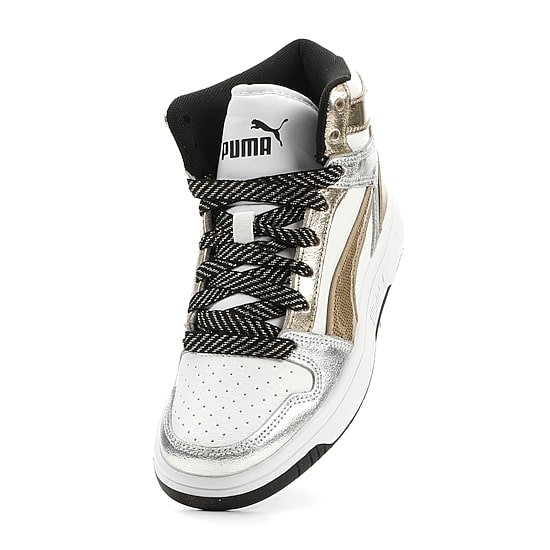 PUMA Rebound Layup Mixed Metals Big Kid Girls Basketball Shoes