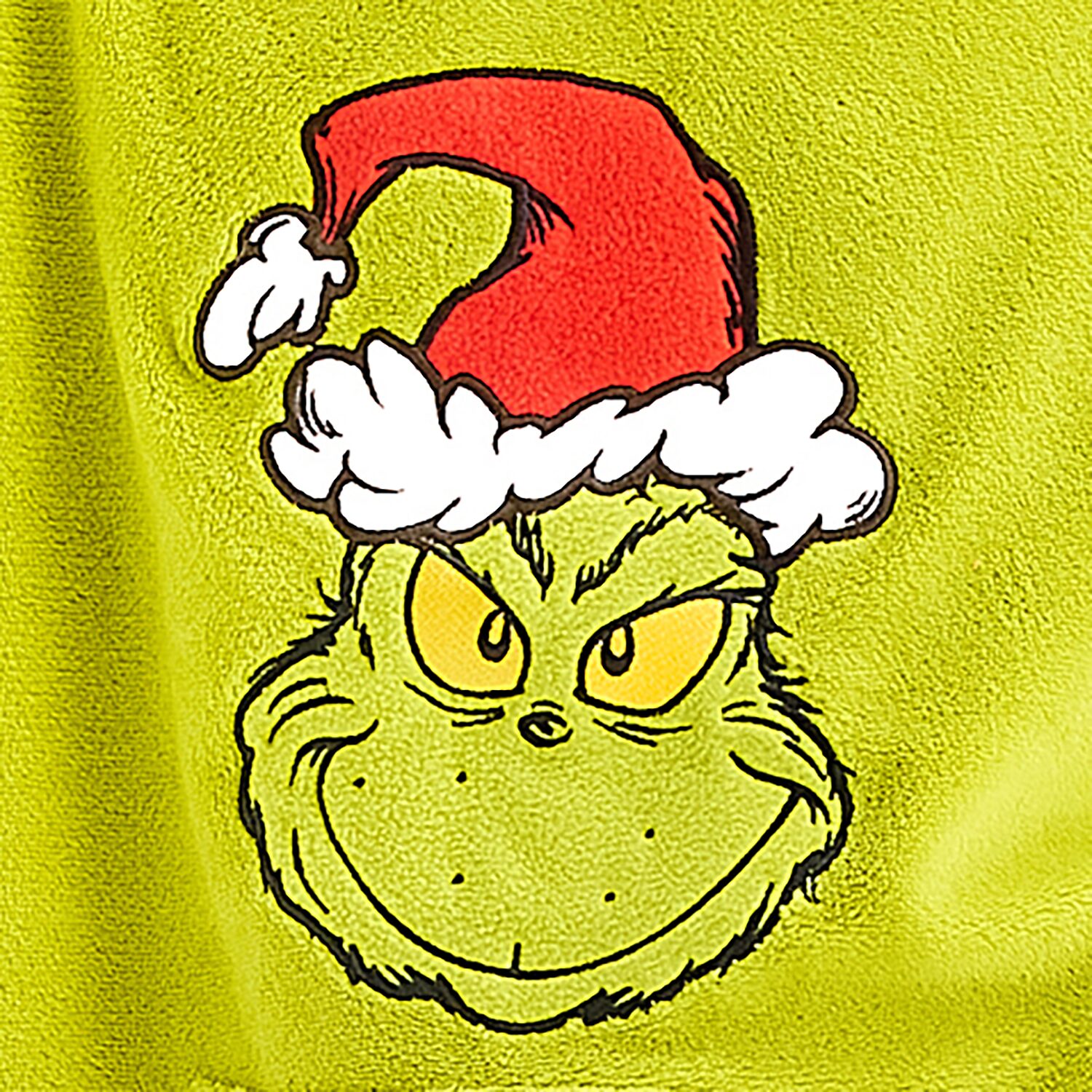 Little & Big Kid Girls Fleece Long Sleeve Hooded Dr. Seuss Grinch Matching Family Nightgown