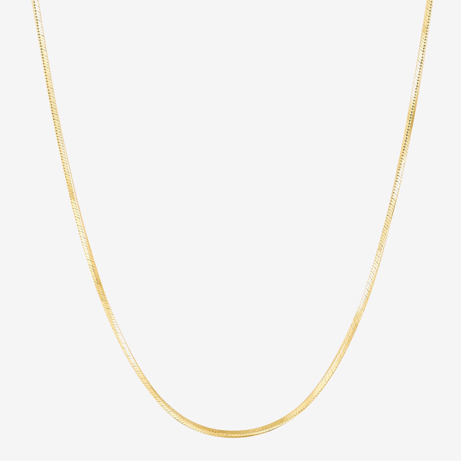 Made in Italy Womens 24K Gold Over Silver 16 Inch Snake Chain Necklace