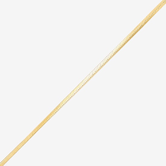 Made in Italy Womens 24K Gold Over Silver 16 Inch Snake Chain Necklace
