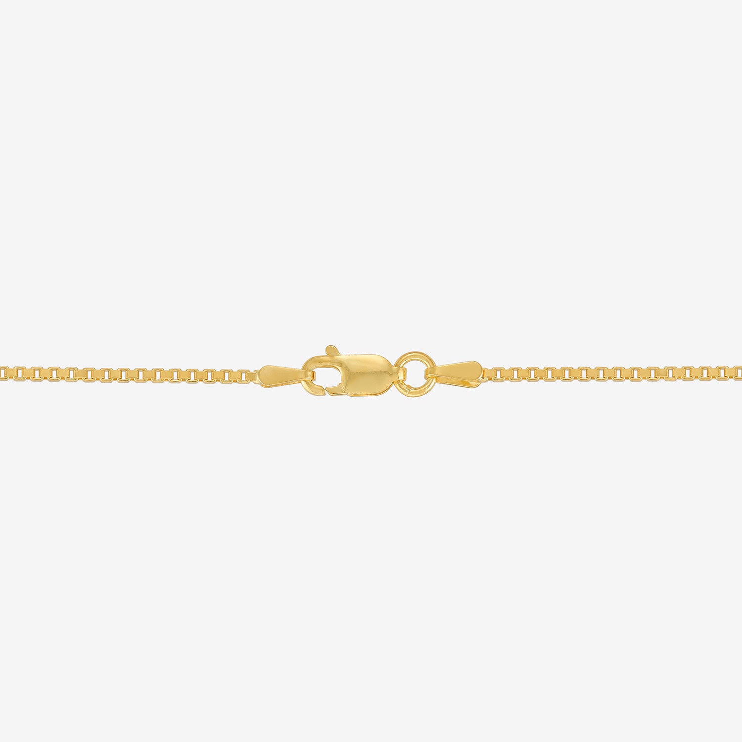 Made in Italy Womens 20 Inch Box Chain Necklace