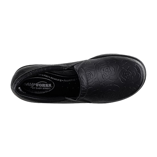 Easy Works By Easy Street Tiffany Womens Round Clogs