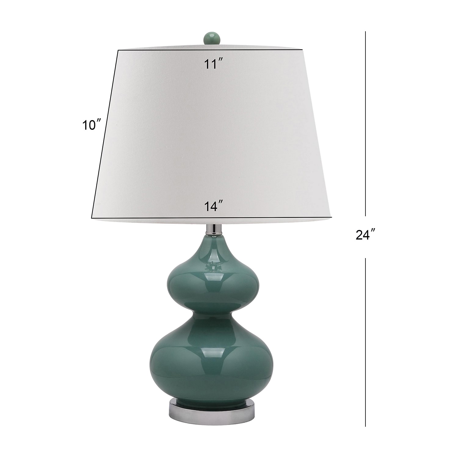 Safavieh Eva 24 In High Set Of 2 2-pc. Lamp Set