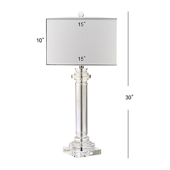 Safavieh Nina Column Crystal Table Lamp