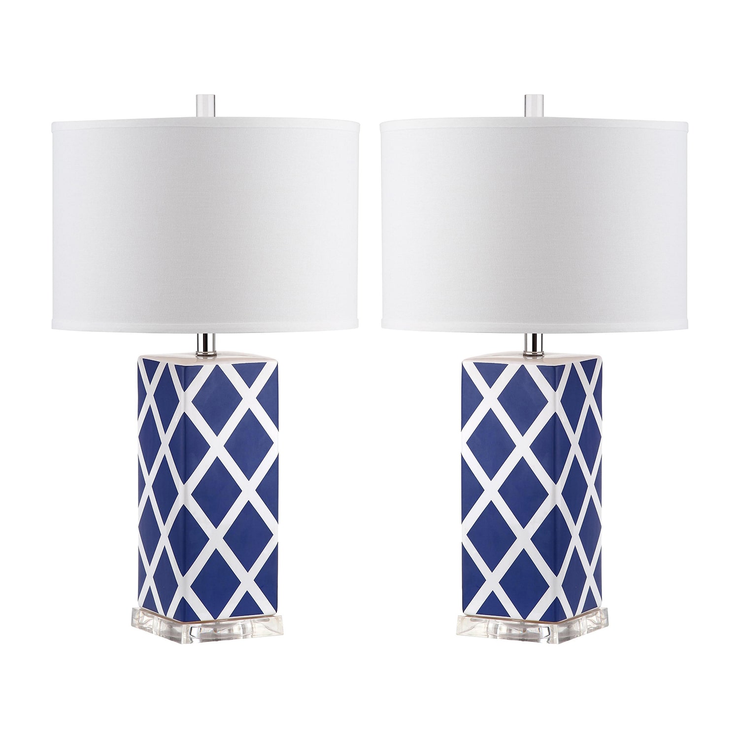 Safavieh Garden Lattice 27 In High Set Of 2 2-pc. Lamp Set