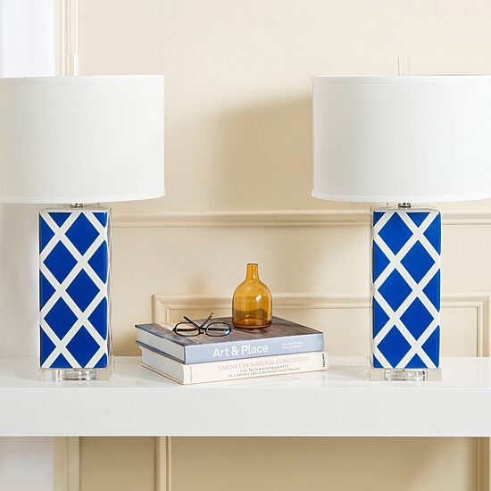 Safavieh Garden Lattice 27 In High Set Of 2 2-pc. Lamp Set