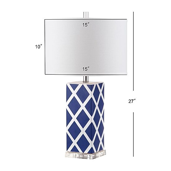 Safavieh Garden Lattice 27 In High Set Of 2 2-pc. Lamp Set