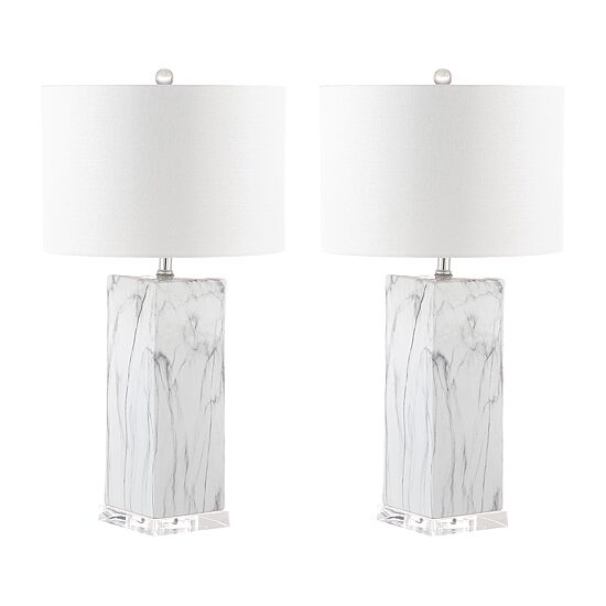 Safavieh Olympia 29 In High Set Of 2 2-pc. Lamp Set