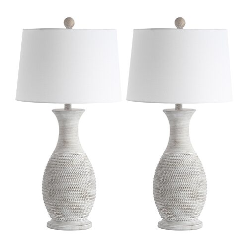 Safavieh Bentlee 30 In High Set Of 2 2-pc. Lamp Set, One Size, Gray