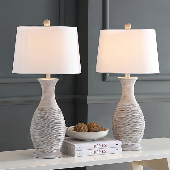 Safavieh Bentlee 30 In High Set Of 2 2-pc. Lamp Set