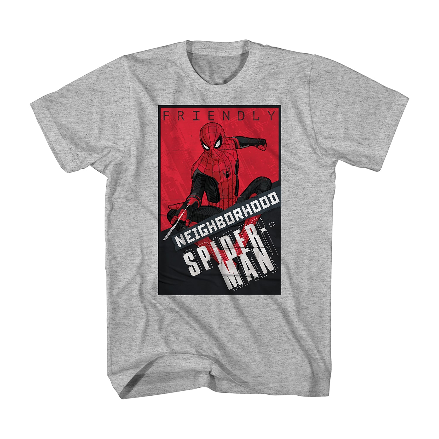 Little & Big Kid Boys Crew Neck Short Sleeve Regular Fit Spiderman Graphic T-Shirt