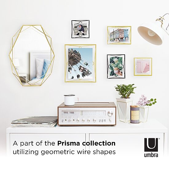 Umbra Prisma Photo Display 3 Openings Copper 3-Opening Tabletop Frame
