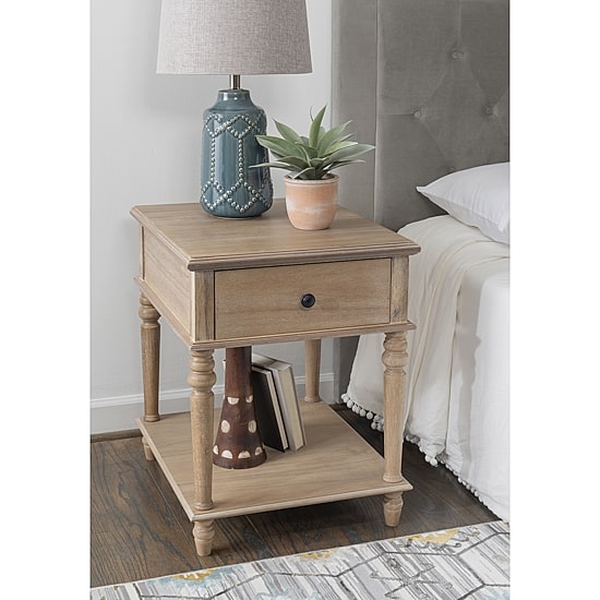 Linon Percy Living Room Collection 1-Drawer End Table