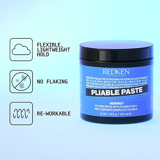 Redken Styling Pliable Paste Jar Hair Paste 5 oz.