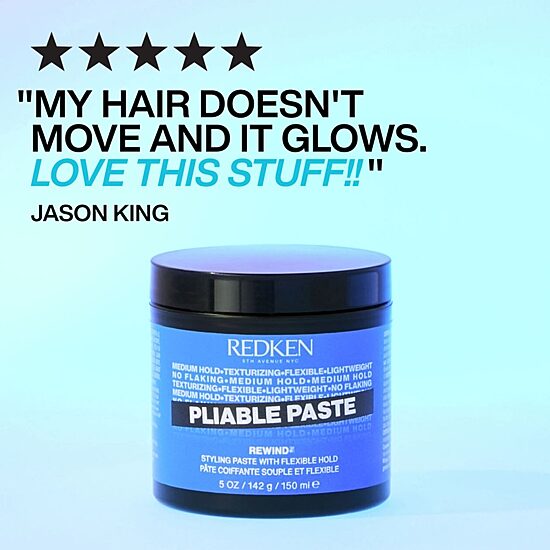 Redken Styling Pliable Paste Jar Hair Paste 5 oz.