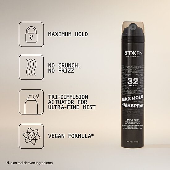 Redken Styling Max Hold Hairspray Hair Spray 9 oz.