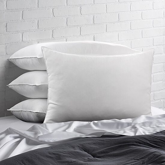Ella Jayne Signature Plush Firm Allergy-Resistant Down Alternative Side/Back Sleeper Pillow, Set of 4