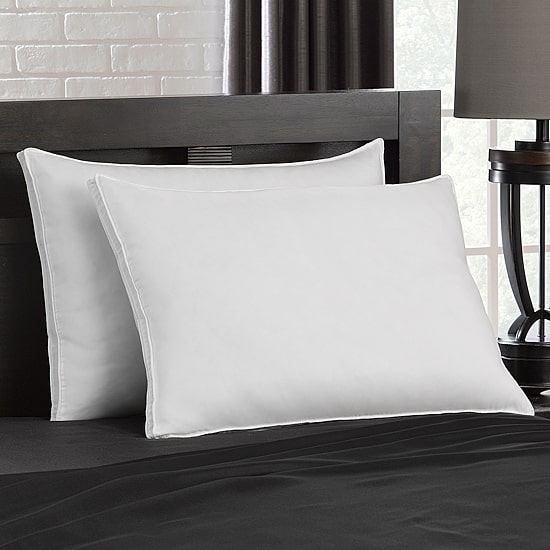 Ella Jayne Gussetted Soft Plush Down Alternative Poly Gel Fiber Stomach Sleeper Pillow