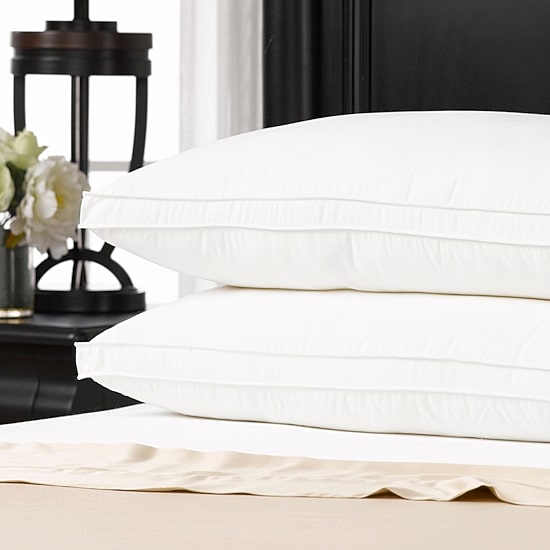 Ella Jayne Gussetted Soft Plush Down Alternative Poly Gel Fiber Stomach Sleeper Pillow