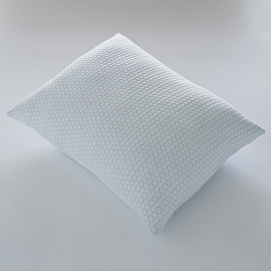 Ella Jayne Cool N' Comfort Medium Density Gel Fiber Pillow with CoolMax Technology, for All Sleep Positions, Set of 2