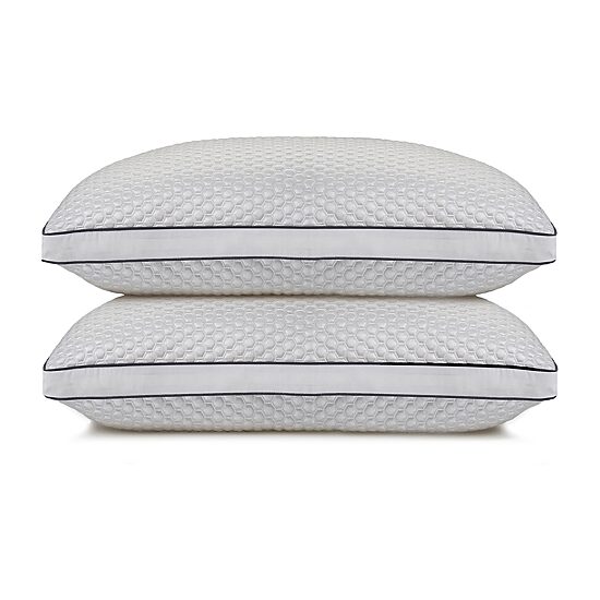 Ella Jayne Arctic Chill Super Cooling Gel Fiber Pillow Medium Density for All Sleep Positions Set of 2