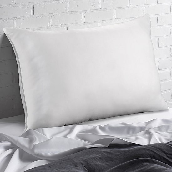 Ella Jayne Soft 100% Certified RDS White Down Stomach Sleeper Pillow