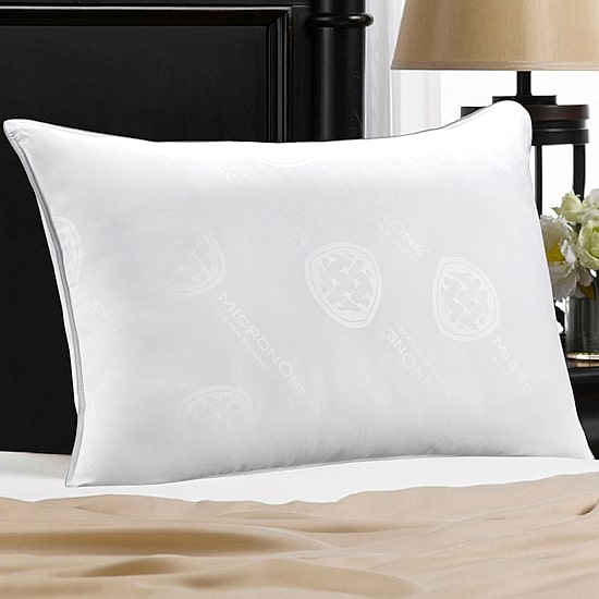 Ella Jayne MicronOne Technology for Allergy Bed Bug and Dust Mite free Down Alternative Pillow Medium Density